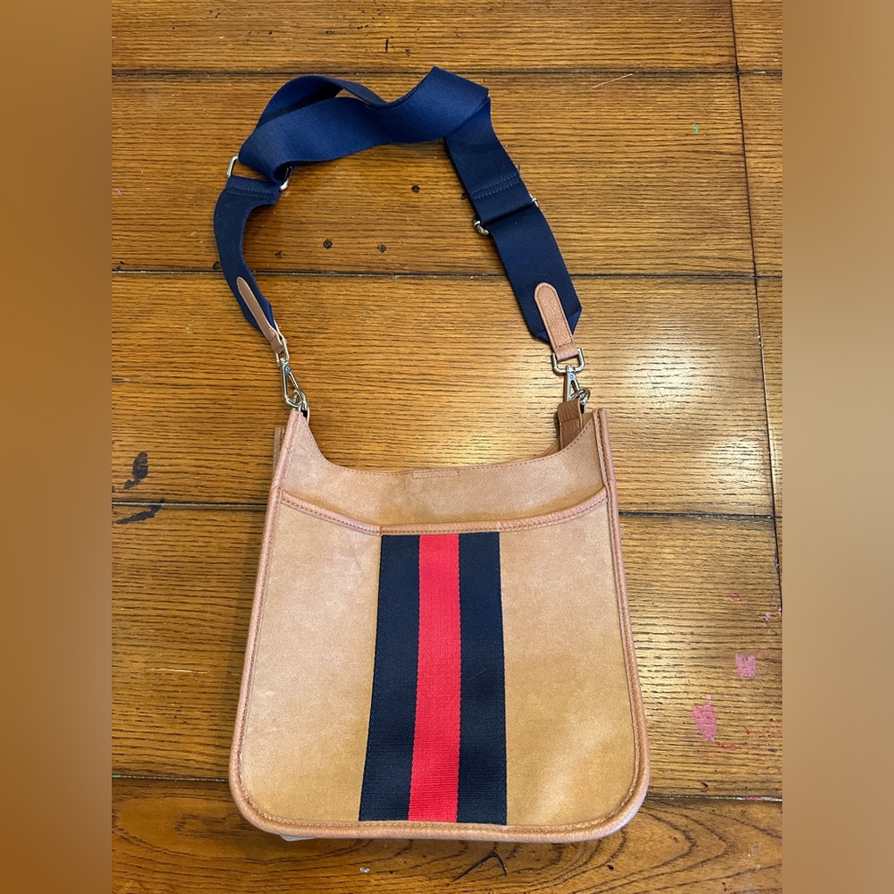 Brown Suede Crossbody Purse!
